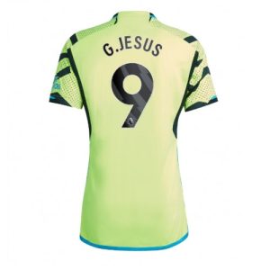 Arsenal Fotballdrakt Herre Gabriel Jesus #9 Bortedrakt 2023-24 Kortermet