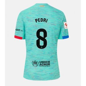 Barcelona Fotballdrakt Herre Pedri Gonzalez #8 Tredjedrakt 2023-24 Kortermet