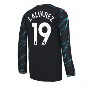 Manchester City Fotballdrakt Herre Julian Alvarez #19 Tredjedrakt 2023-24 Langermet
