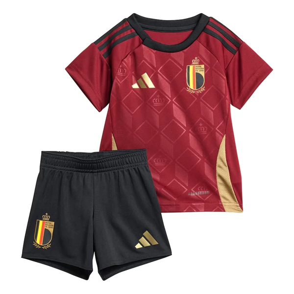 Barn Belgia Hjemmedrakt Autentisk Euro 2024 Kortermet-Kjøpe Billige Fotballdrakter,draktsett fotball,fotballdrakter barn.