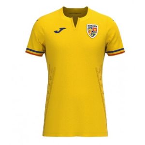 EM 2024 Romania Hjemmedrakt gul Fotballdrakter med navn