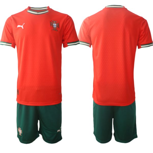 Portugal Hjemmedraktsett med shorts 2025-26 Billige fotballdrakter