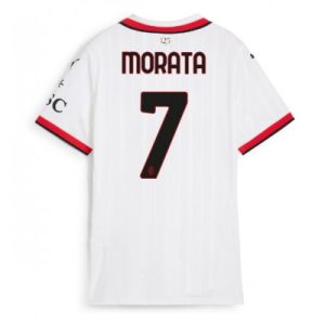 AC Milan Alvaro Morata #7 Bortedrakt Dame 2024-25 fotballdrakt