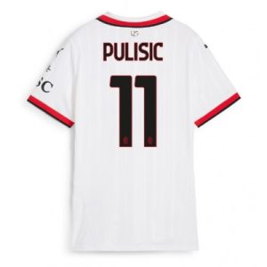 AC Milan Christian Pulisic #11 Bortedrakt Dame 2024-25 Kortermet