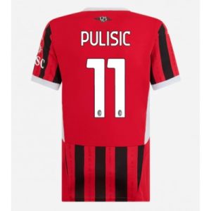 AC Milan Christian Pulisic #11 Hjemmedrakt Dame 2024-25 klær