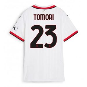 AC Milan Fikayo Tomori #23 Bortedrakt Dame 2024-25 hvit