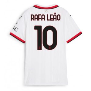 AC Milan Rafael Leao #10 Bortedrakt Dame 2024-25 Kortermet