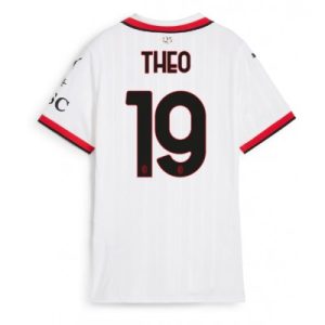 Billige AC Milan Theo Hernandez #19 Bortedrakt Dame 2024-25