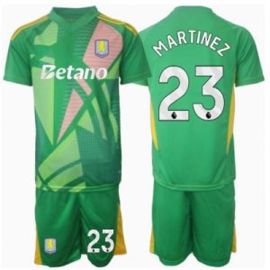 Aston Villa Emiliano Martinez #23 Keeper Hjemmedraktsett Baby 2024-25 Fotballdrakter