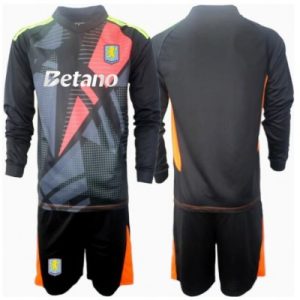 Aston Villa Keeper Bortedraktsett Baby 2024-25 Langermet (+ Korte bukser)