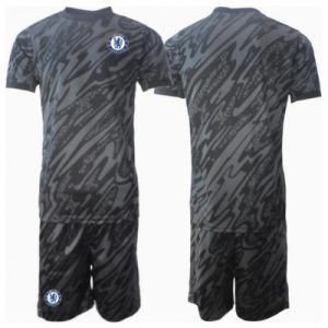 Billige Chelsea Keeper Bortedraktsett barn 2024-25 Fotballdrakter