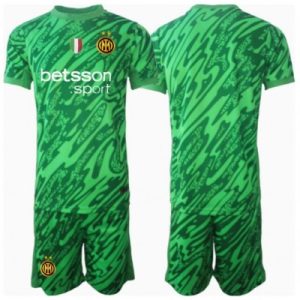 Billige Fotballdrakter Barn Inter Milan Keeper Hjemmedraktsett 2024-25