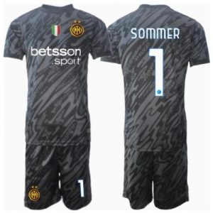 Inter Milan Keeper Tredjedraktsett 2024-25 fotballdrakt med navn Yann Sommer 1