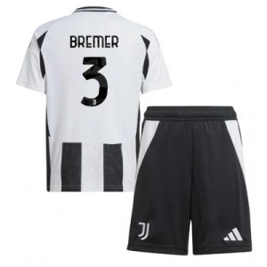 Juventus Gleison Bremer Hjemmedraktsett 2024-25 Klær Barn