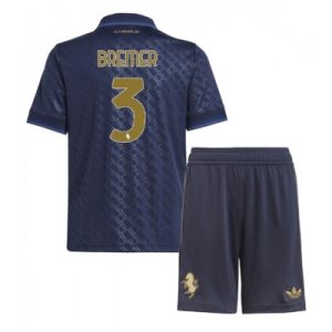 Juventus Gleison Bremer #3 Tredjedraktsett 2024-25 Klær Barn