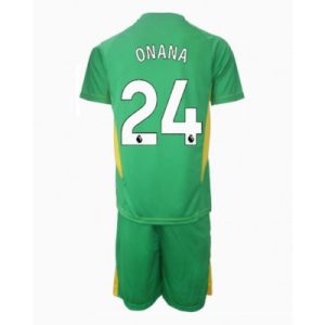 Fotballdrakt Norge Barn Manchester United Keeper Tredjedraktsett 24-25 Andre Onana