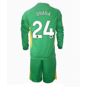 Manchester United Andre Onana #24 Keeper Tredjedraktsett 24-25 grønn Langermet