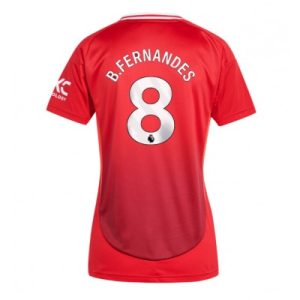 Manchester United Hjemmedrakt Dame 2024-25 Bruno Fernandes