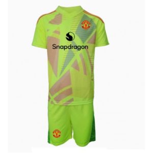 Manchester United Keeper Bortedraktsett 2024-25 Klær Barn