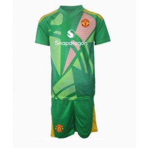 Manchester United Keeper Tredjedraktsett 2024-25 Klær Barn