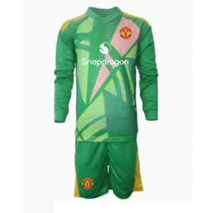 Manchester United Keeper Tredjedraktsett 2024-25 Fotballdrakt Barn Outlet