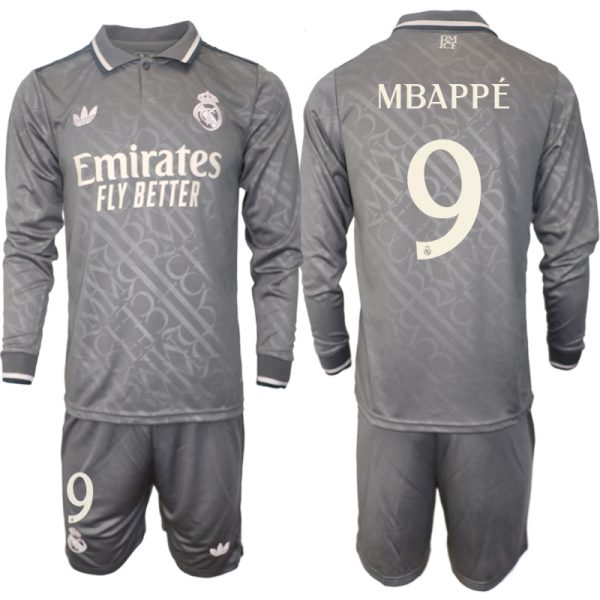 Fotballdrakt Voksen Norge Real Madrid Tredjedrakt 2025-26 Kylian Mbappé 9