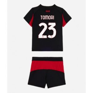 AC Milan Fikayo Tomori #23 Hjemmedraktsett 2025-26 Fotballdrakt Barn