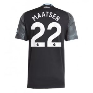 Aston Villa Ian Maatsen #22 Bortedrakt 2025-26 Fotballdrakter