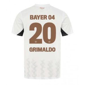 Bayer Leverkusen Alejandro Grimaldo #20 Bortedrakt 2024-25 Fotballdrakter