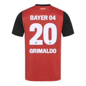 Bayer Leverkusen Alejandro Grimaldo #20 Hjemmedrakt 2024-25 Fotballdrakter