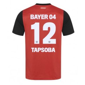 Bayer Leverkusen Edmond Tapsoba #12 Hjemmedrakt 2024-25 Fotballdrakter