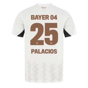 Bayer Leverkusen Exequiel Palacios #25 Bortedrakt 2024-25 Kortermet