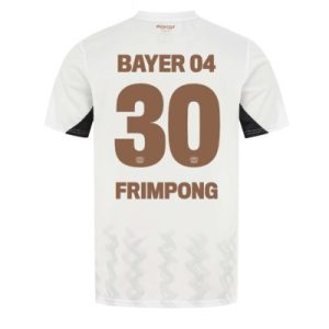 Bayer Leverkusen Jeremie Frimpong #30 Bortedrakt 2024-25 Fotballdrakter