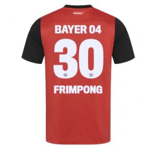 Bayer Leverkusen Jeremie Frimpong #30 Hjemmedrakt 2024-25 Fotballdrakter