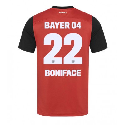 Bayer Leverkusen Victor Boniface #22 Hjemmedrakt 2024-25 Fotballdrakter