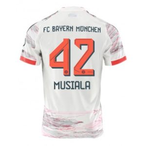 Bayern Munich Jamal Musiala #42 Bortedrakt 2025-26 Fotballdrakter