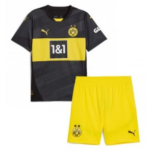 Billige Borussia Dortmund drakt barn Bortedraktsett 2024-25