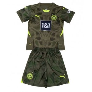 Billige Fotballdrakter Barn Borussia Dortmund Keeper Bortedraktsett 2024-25