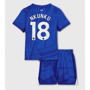 Chelsea Christopher Nkunku #18 Hjemmedraktsett 2025-26 Fotballdrakter
