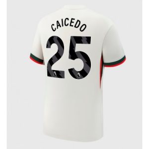 Chelsea Moises Caicedo #25 Bortedrakt 2025-26 Fotballdrakter