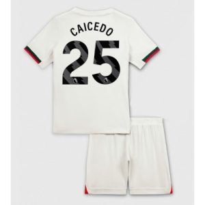 Chelsea Moises Caicedo #25 Bortedraktsett 2025-26 Fotballdrakter