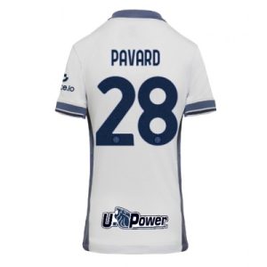 Inter Milan Benjamin Pavard #28 Bortedrakt Dame 2024-25 Fotballdrakter