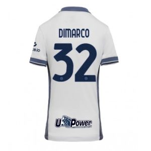 Inter Milan Federico Dimarco #32 Bortedrakt Dame 2024-25 Fotballdrakter