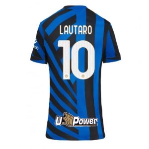 Inter Milan Lautaro Martinez #10 Hjemmedrakt Dame 2024-25 Fotballdrakter