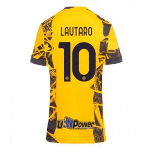 Inter Milan Lautaro Martinez #10 Tredjedrakt Dame 2024-25 Kortermet