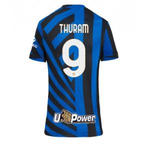 Inter Milan Marcus Thuram #9 Hjemmedrakt Dame 2024-25 Fotballdrakter