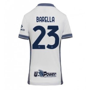 Inter Milan Nicolo Barella #23 Bortedrakt Dame 2024-25 Fotballdrakter