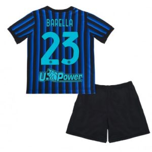Inter Milan Nicolo Barella #23 Hjemmedraktsett 2025-26 Fotballtrøyer
