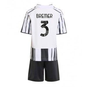 Juventus Gleison Bremer #3 Hjemmedraktsett 2025-26 Fotball Barndrakt