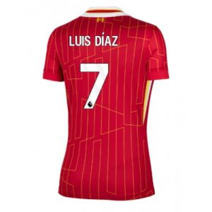 Liverpool Luis Diaz #7 Hjemmedrakt Dame 2024-25 Fotballdrakter